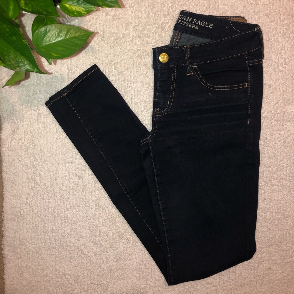 American Eagle Super Stretch Jeggings -Size 4 Long